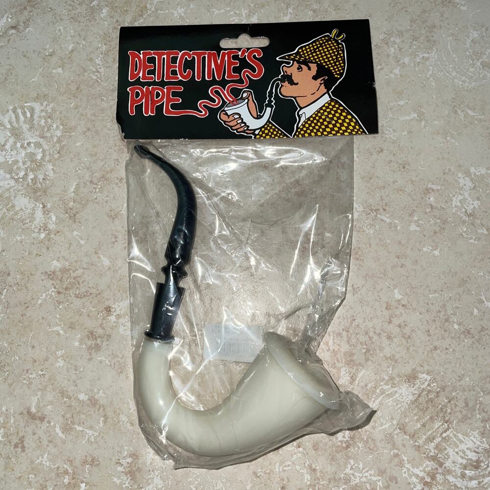 ADULT SHERLOCK HOLMES DETECTIVE PIPE HALLOWEEN COSTUME ACCESSORY NEW